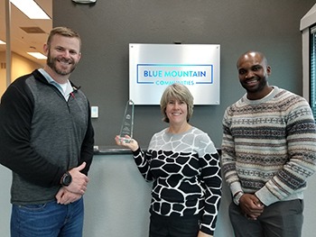 Blue Mountain Communities Receives “Premier Builder” Commendation for Second Straight Year