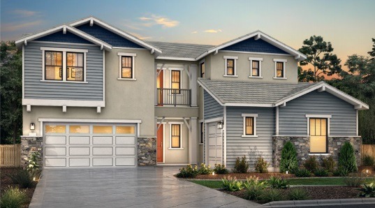 house rendering two story